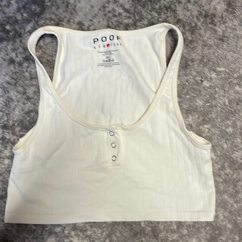 White tank top